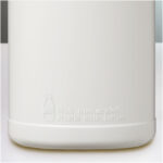 Baseline 500 ml recycled sport bottle with flip lid – White back view