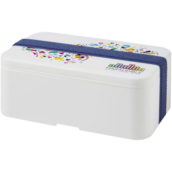 MIYO single layer lunch box – White with logo