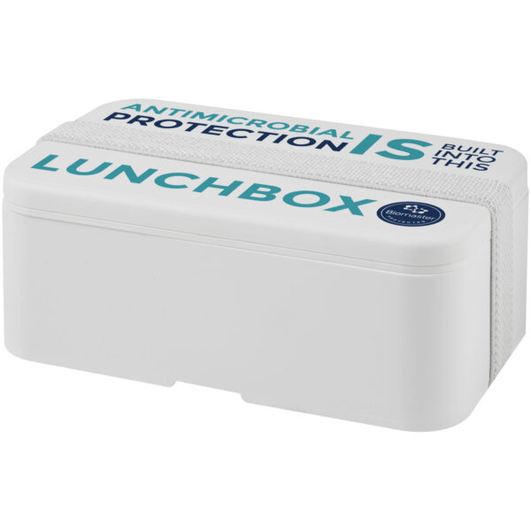 MIYO Pure single layer lunch box – White with logo