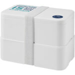 MIYO Pure double layer lunch box – White with logo