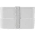MIYO Pure double layer lunch box – White front view