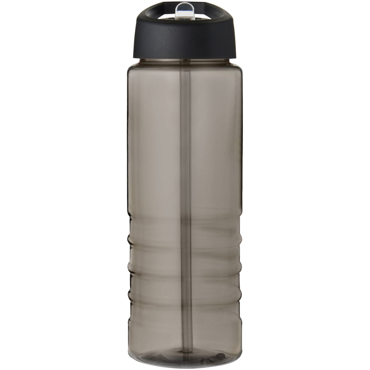H2O Active® Eco Treble 750 ml spout lid sport bottle – Charcoal front view