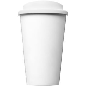 Brite-Americano® Eco 350 ml insulated tumbler – White front view