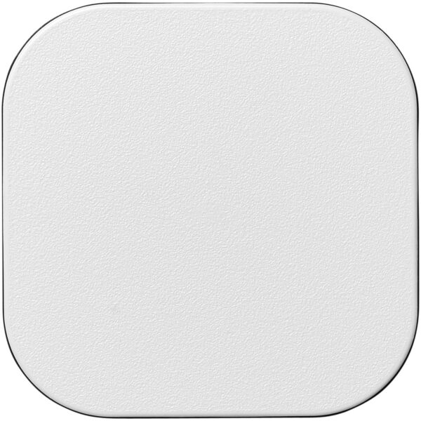 Brite-Mat® square coaster – Solid black front view