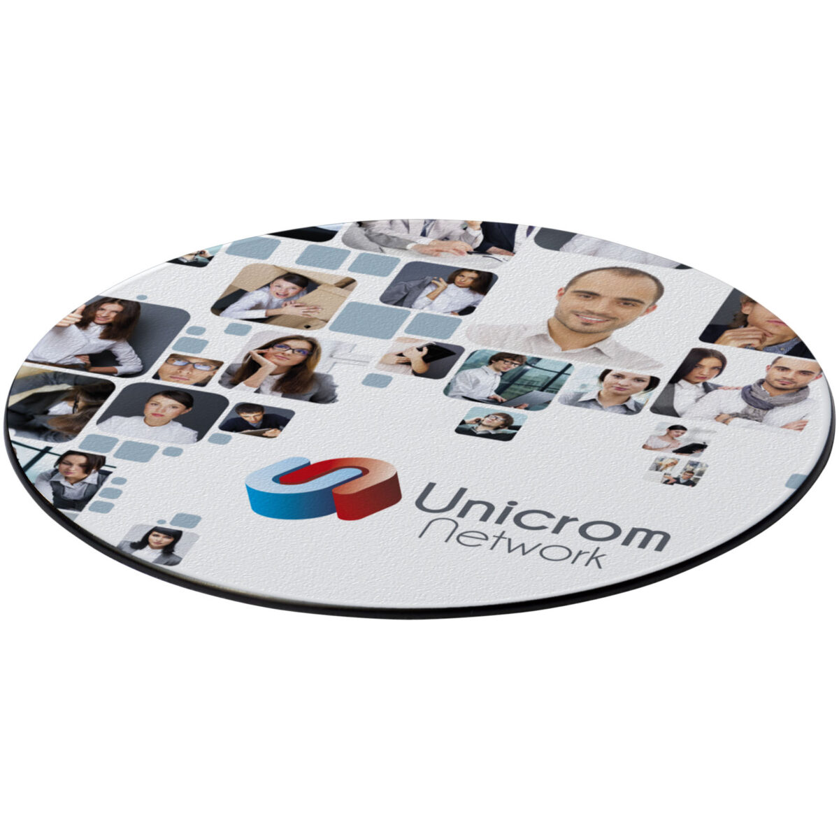 Brite-Mat® round coaster – Solid black extra view
