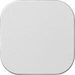 Brite-Mat® square coaster with tyre material – Solid black front view