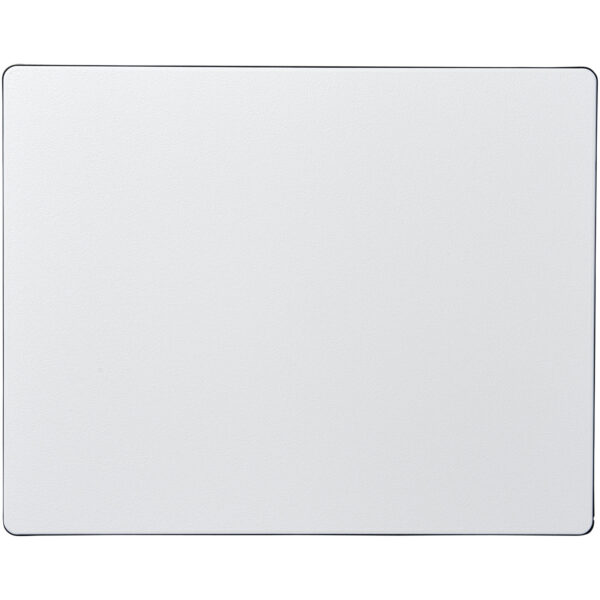 Brite-Mat® mouse mat with tyre material – Solid black front view