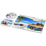 Brite-Mat® mouse mat and coaster set combo 1 – Solid black extra view