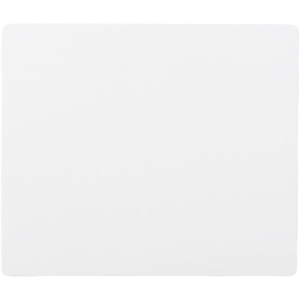 Q-Mat® rectangular mouse mat – Solid black front view