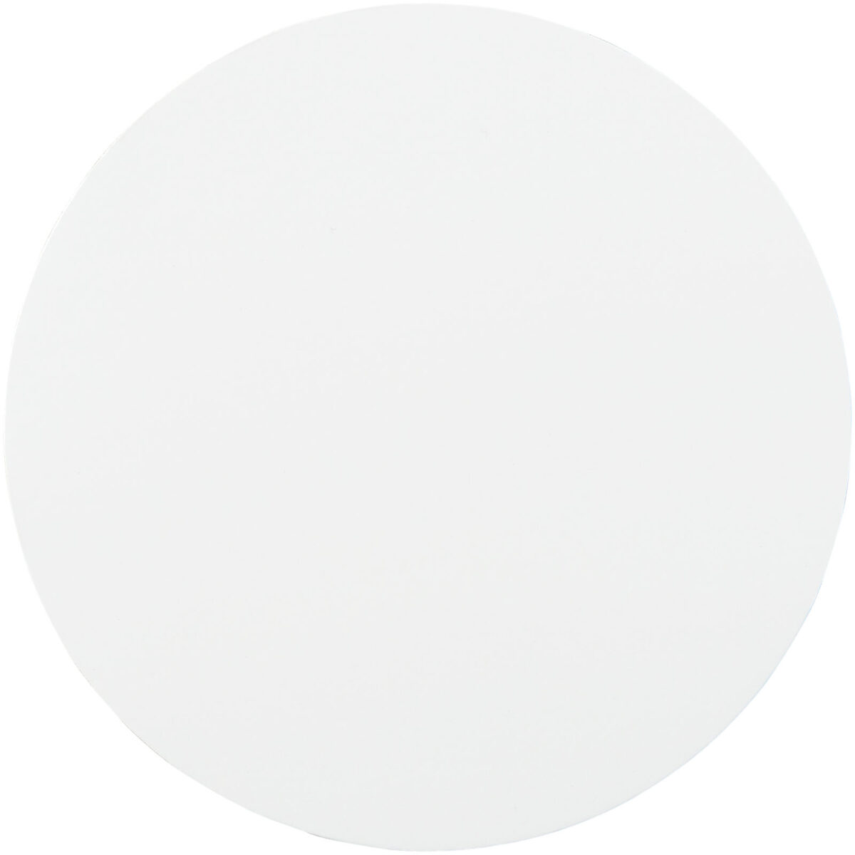 Q-Mat® round mouse mat – Solid black front view