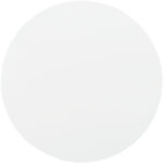 Q-Mat® round mouse mat – Solid black front view