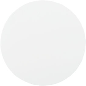 Q-Mat® round mouse mat – Solid black front view