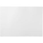 Q-Mat® A2 sized desk mat – Solid black front view