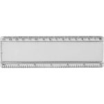 Ellison 15 cm plastic insert ruler – Transparent clear back view
