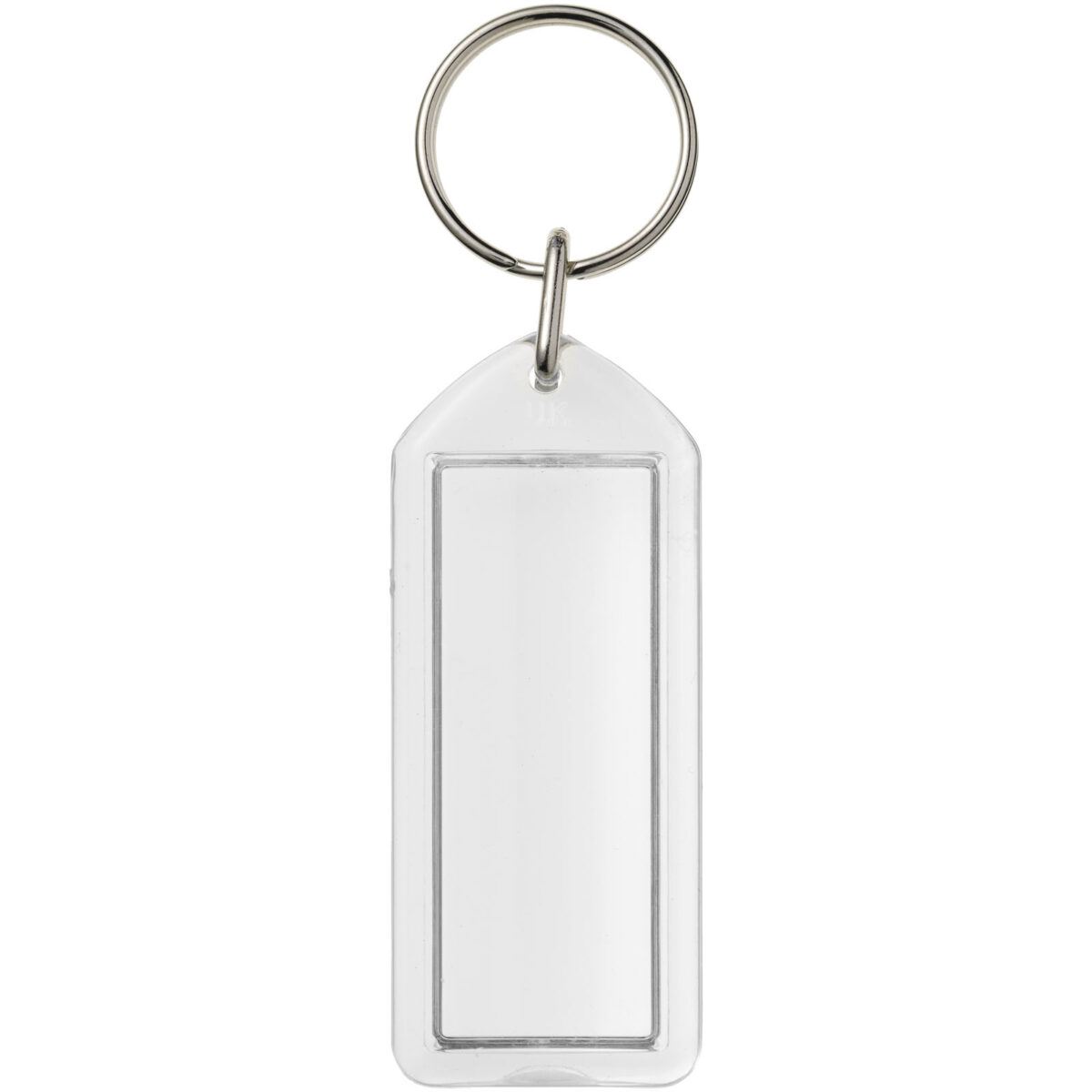 Stein F1 reopenable keychain – Transparent clear front view
