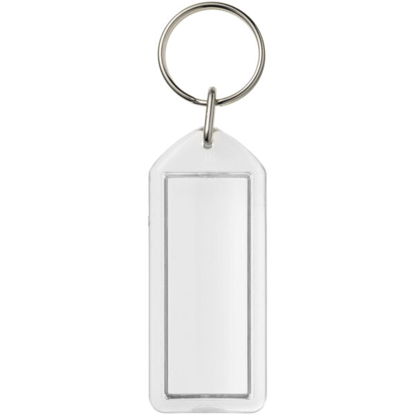Stein F1 reopenable keychain – Transparent clear front view