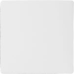 Q-Mat® square coaster – Solid black front view