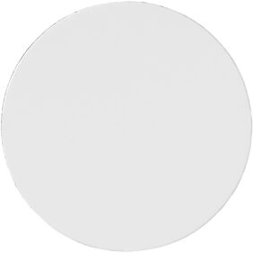 Q-Mat® round coaster – Solid black front view