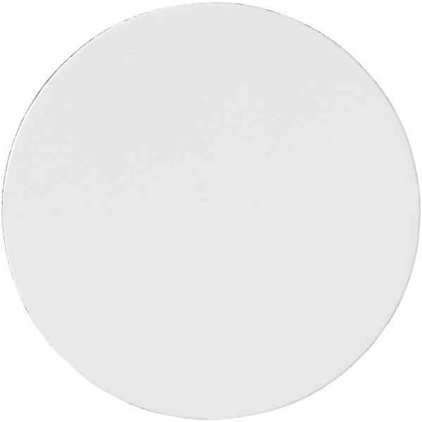 Q-Mat® round coaster – Solid black front view