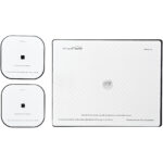 Brite-Mat® mouse mat and coaster set combo 3 – Solid black back view