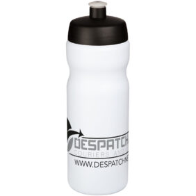 Baseline® Plus 650 ml sport bottle – White with logo