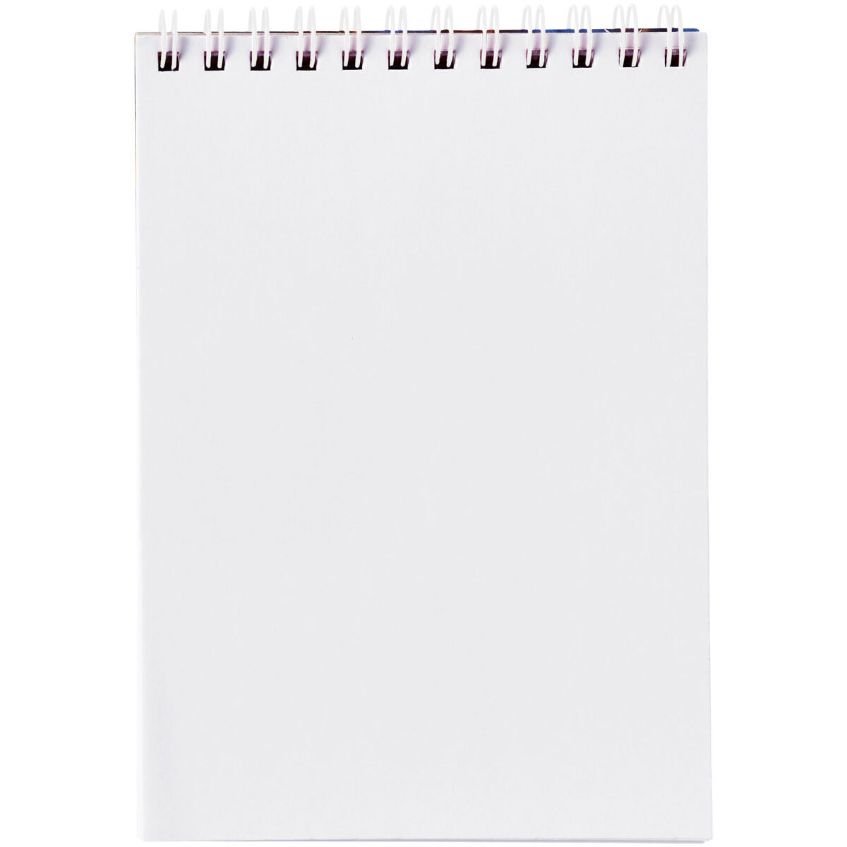 Desk-Mate® spiral A6 notebook – White back view