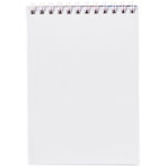Desk-Mate® spiral A6 notebook – White back view