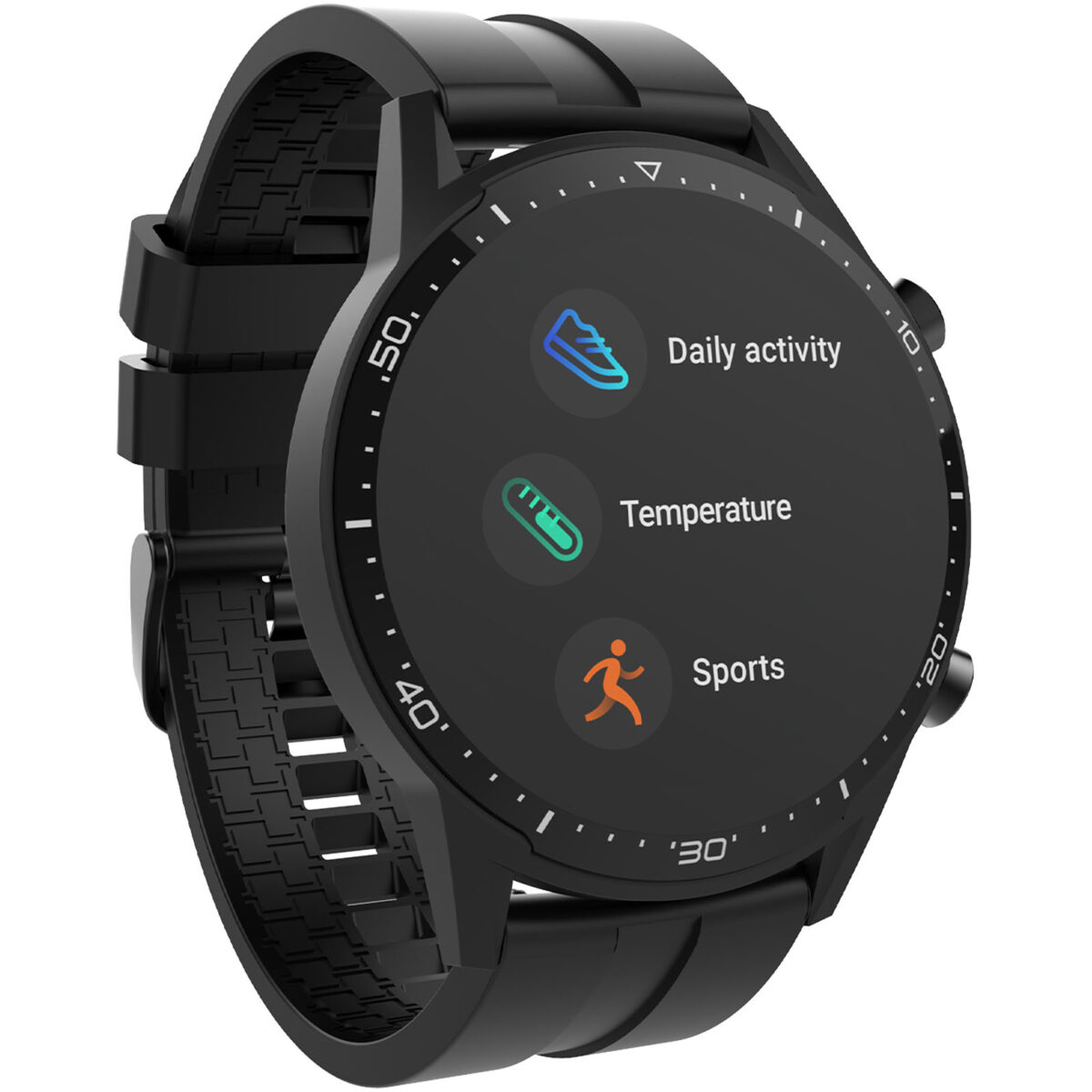 Prixton SWB26T smartwatch – Solid black extra view