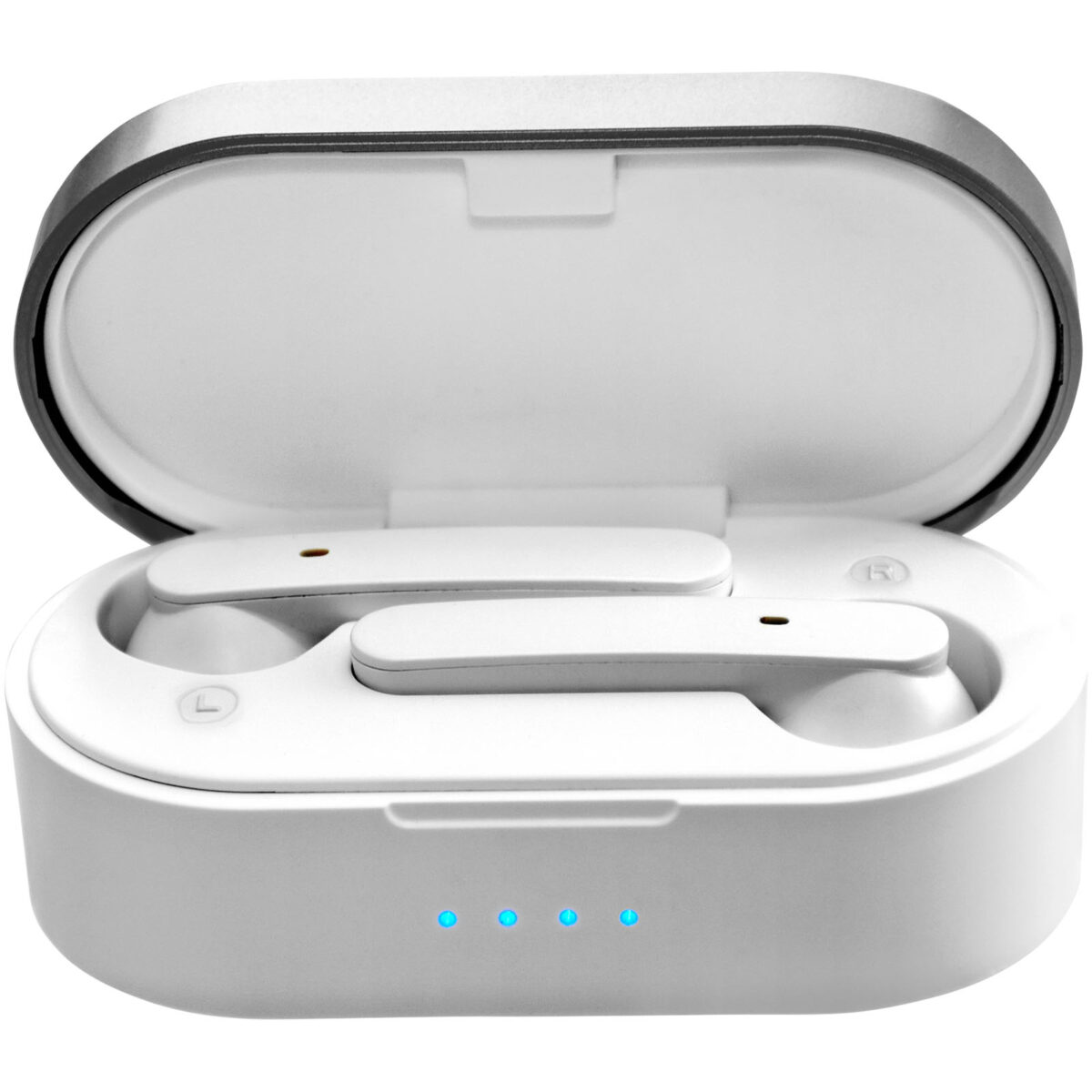 Prixton TWS157 earbuds – White front view