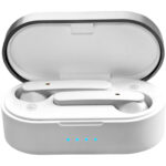 Prixton TWS157 earbuds – White front view