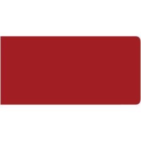 SCX.design P15 light-up 5000 mAh power bank – Mid red front view