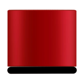 SCX.design S26 light-up ring speaker – Mid red front view