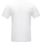 Azurite short sleeve men’s organic t-shirt – White back view