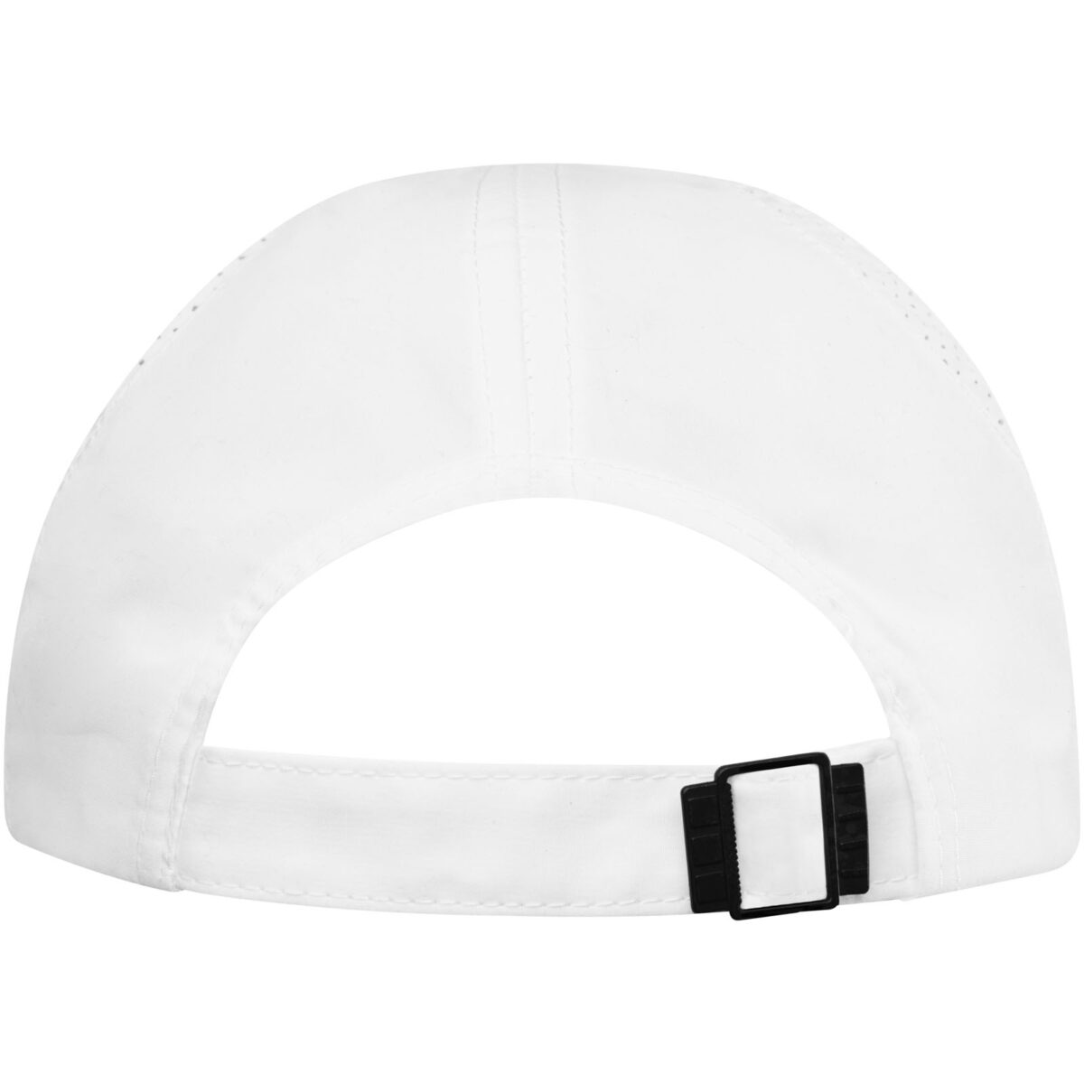 Morion 6 panel GRS recycled cool fit sandwich cap – White back view