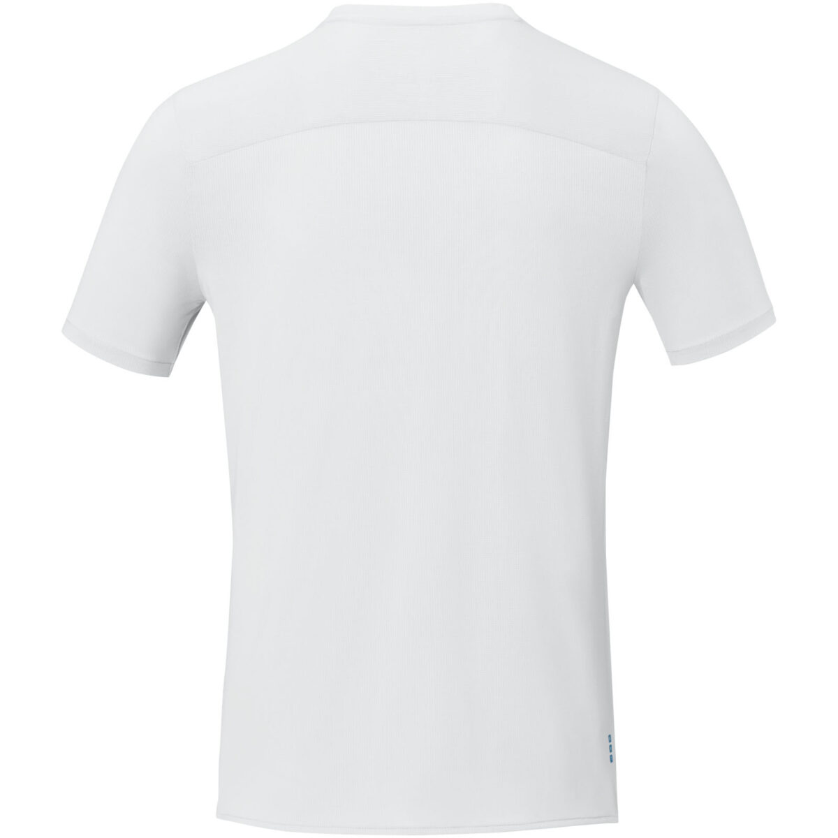 Borax short sleeve men's GRS recycled cool fit t-shirt – White back view