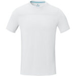 Borax short sleeve men's GRS recycled cool fit t-shirt – White front view