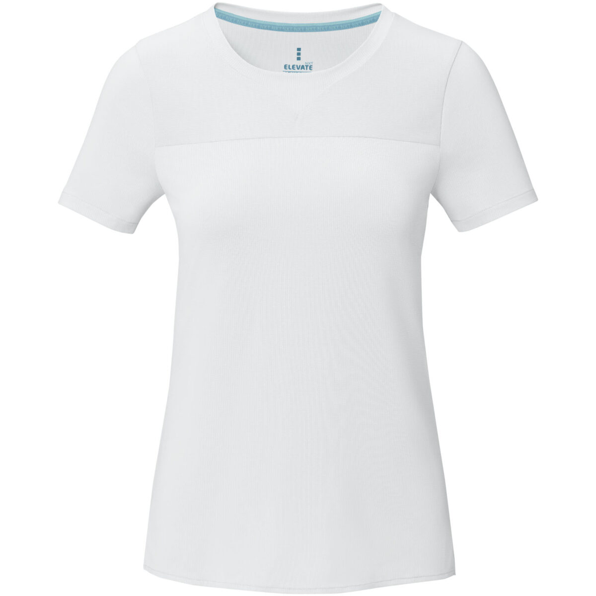 Borax short sleeve women's GRS recycled cool fit t-shirt – White front view