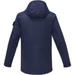 Kai unisex lightweight GRS recycled circular jacket – Navy back view