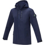 Kai unisex lightweight GRS recycled circular jacket – Navy with logo