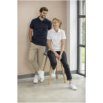 Emerald short sleeve unisex Aware™ recycled polo – White extra view