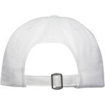 Opal 6 panel Aware™ recycled cap – White back view