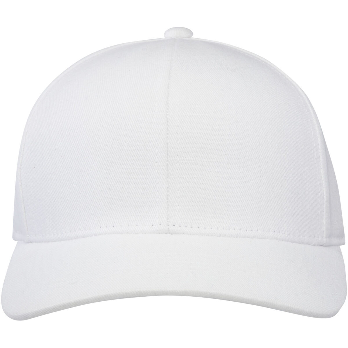 Opal 6 panel Aware™ recycled cap – White front view
