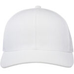 Opal 6 panel Aware™ recycled cap – White front view