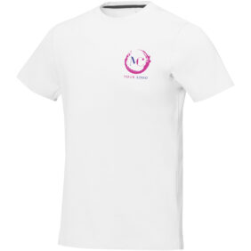 Nanaimo short sleeve men's t-shirt – White with logo