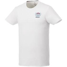 Balfour short sleeve men's organic t-shirt – White with logo