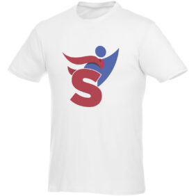 Heros short sleeve men's t-shirt – White with logo