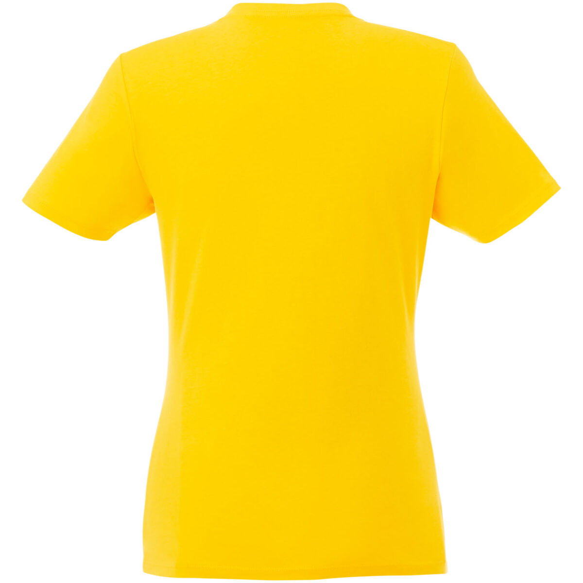 Heros short sleeve women's t-shirt – Yellow back view