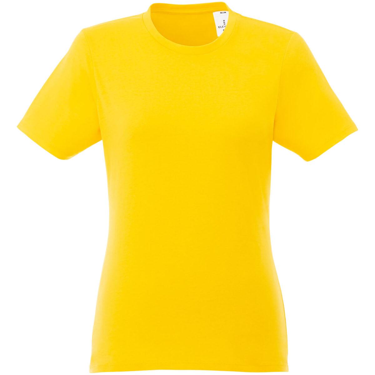 Heros short sleeve women's t-shirt – Yellow front view