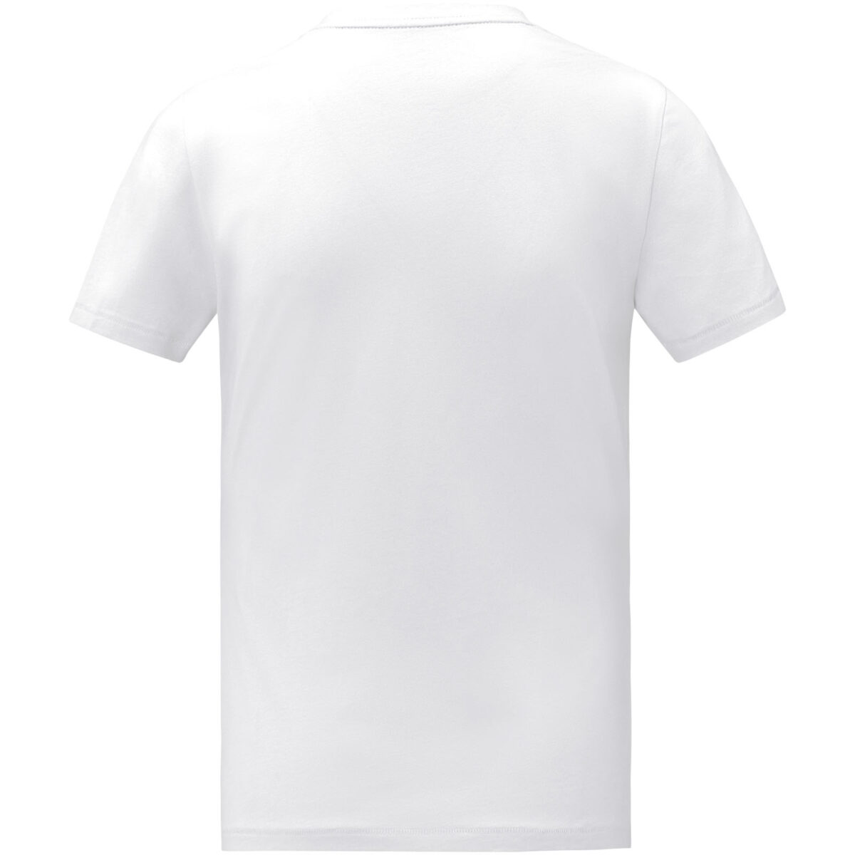 Somoto short sleeve men's v-neck t-shirt – White back view