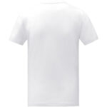 Somoto short sleeve men's v-neck t-shirt – White back view